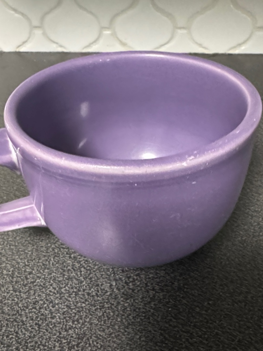 Vintage Fiesta lilac jumbo mug - Picture 3 of 6